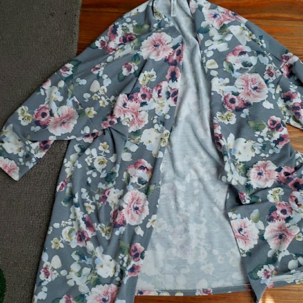 Floral cardigan